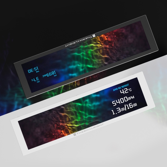 Thermalright Trofeo Vision 9.16 LCD White ekran LCD